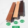 Thanh Lam Gỗ Nhựa C40T45 cận cảnh