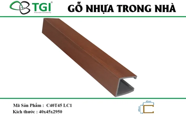 Thanh lam go nhua mặt trước