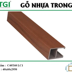 Thanh lam go nhua mặt trước