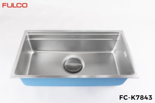 Chậu rửa 2 hố cân âm bản SUS304 Fulco FS9OQGID3Y phía dưới