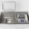 Bộ chậu rửa 1 hố SUS304 Fulco Fulco A5T4DN7WIV
