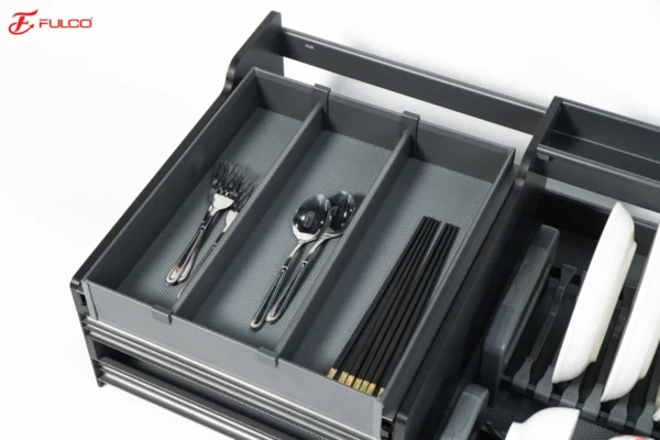 GIÁ BÁT ĐĨA – XOONG NỒI MÀU XÁM PHỦ NANO Fulco FCA03