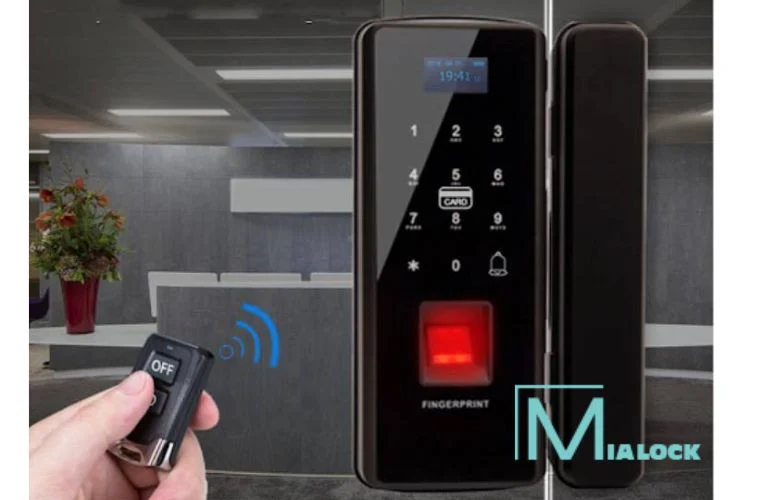 Khóa Cảm ứng Vân Tay Cửa Kính