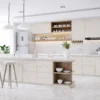 Tấm Acrylic No Line LV144 Yellow Quartz mặt sau