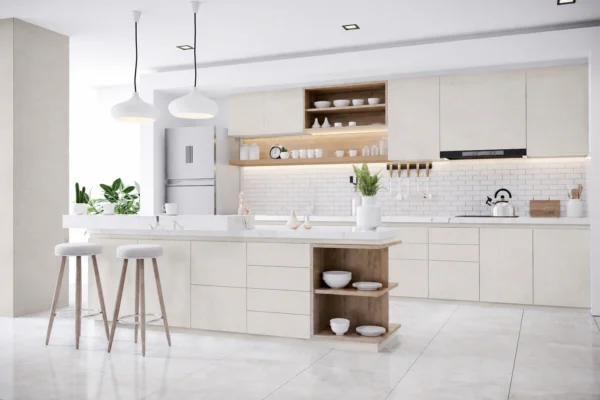 Tấm Acrylic No Line LV144 Yellow Quartz mặt sau