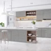 Tấm Acrylic No Line LV145 Grey Quartz mặt sau