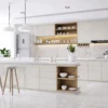 Tấm Acrylic No Line LV146 Grey Blue Quartz mặt sau