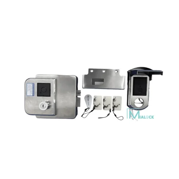 Khoá Cổng Vân Tay 2 Chiều Ngoài Trời Mialock MIA-1300 cận cảnh
