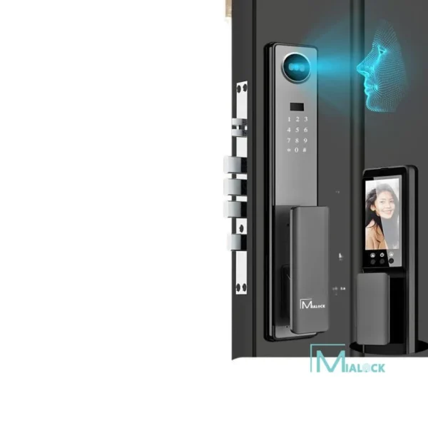 Khóa Vân Tay Cửa Gỗ Face ID Mialock 6in1 MIA-W918FD phía dưới