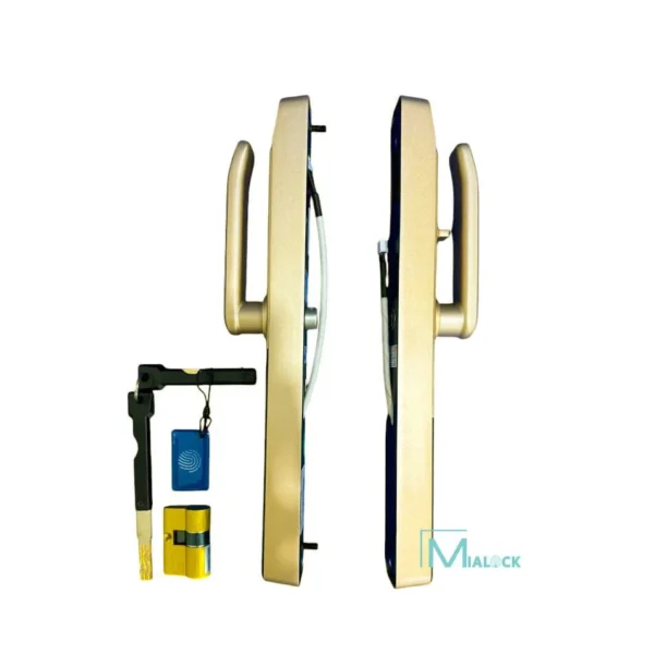 Khoá Cửa Nhôm Xingfa Mialock 6in1 MIA-X30D/N mặt sau