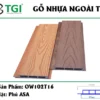 Go nhua composite ngoai troi mặt trước