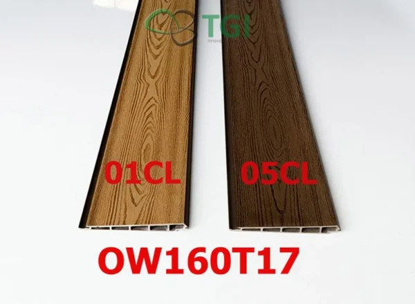Gỗ Nhựa Composite Ngoài Trời OW160T17 cận cảnh