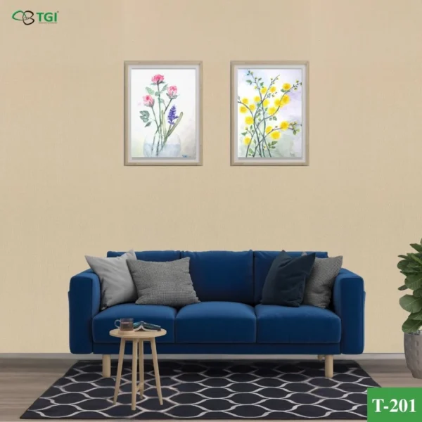 Tấm Ốp Than Tre 8mm Mã T-201 mặt sau