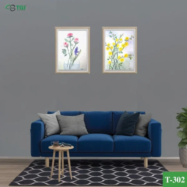 Tấm Ốp Than Tre 8mm Mã T-302 mặt sau