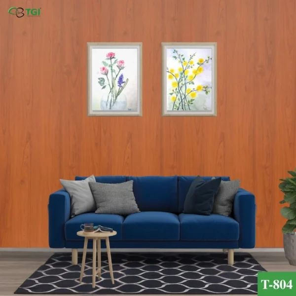 Tấm Ốp Than Tre 8mm Mã T-804 mặt sau