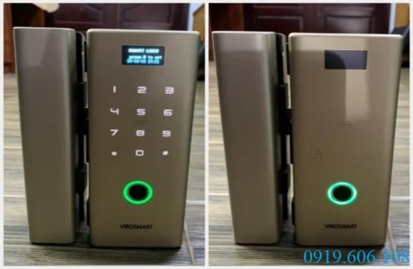 Khóa Cửa Kính Thông Minh Mialock MIA-GL13 thu gọn