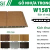 Gỗ Nhựa Composite Trong Nhà W158T10 mặt sau
