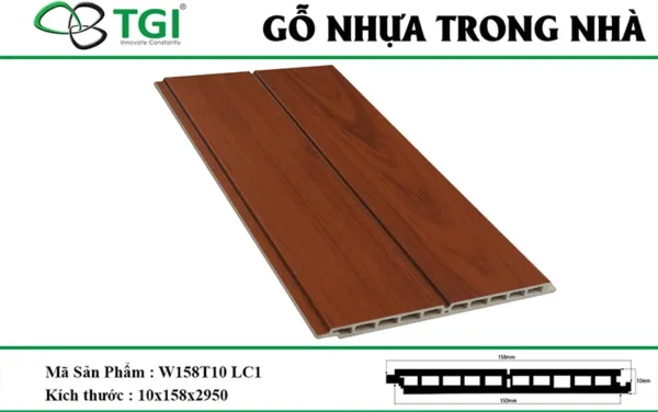 Go nhua composite w158t10 mặt trước