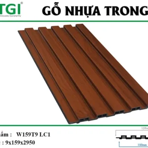 Go nhua composite trong nha mặt trước