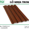 Go nhua composite trong nha mặt trước