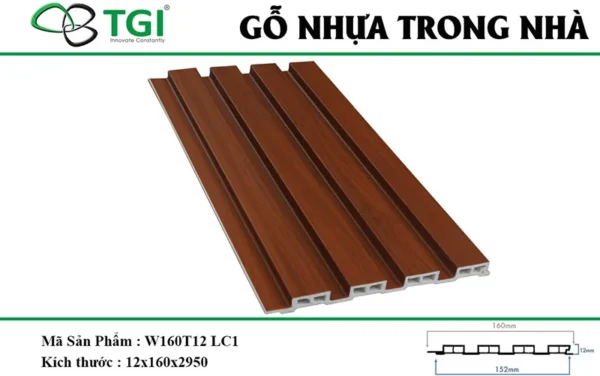 Go nhua composite trong nha mặt trước