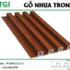 Gỗ nhựa composite trong nhà mặt trước