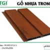 Go nhua composite mặt trước
