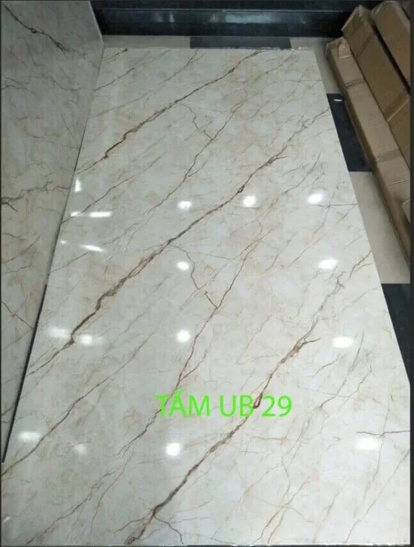 Tam nhua pvc gia da mặt trước