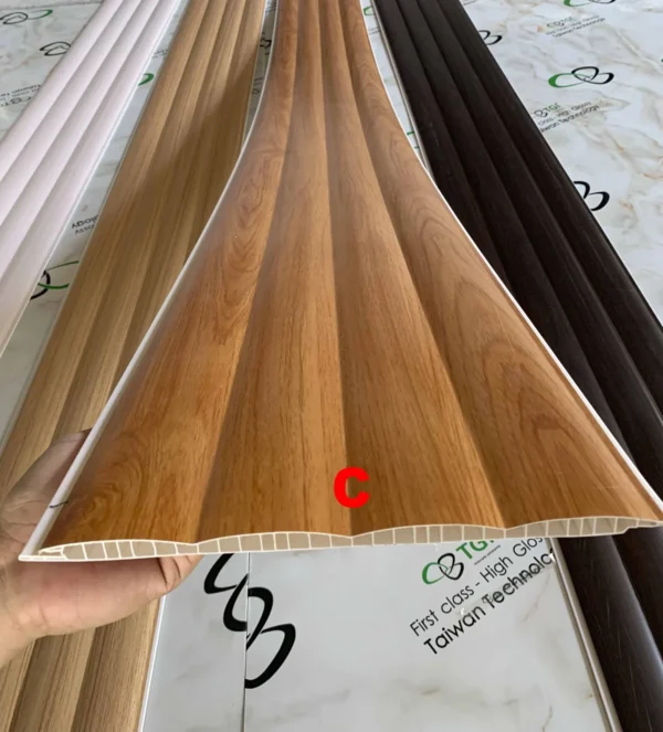 Tấm Ốp PVC Dạng Sóng W-7905 thu gọn