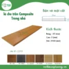 Lá che trần gỗ nhựa 2.5cm mặt trước