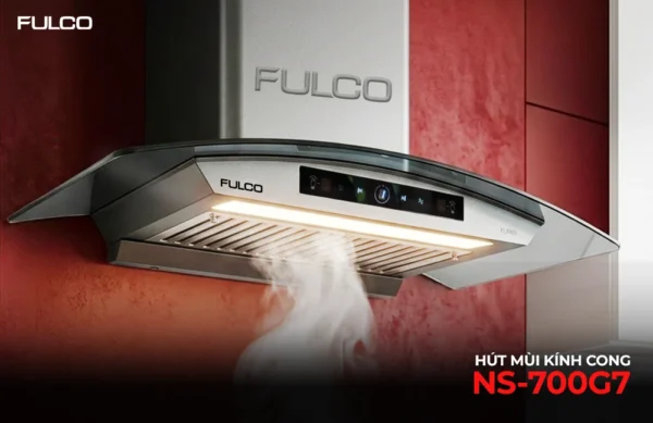 Hút mùi fulco cao cấp mặt trước