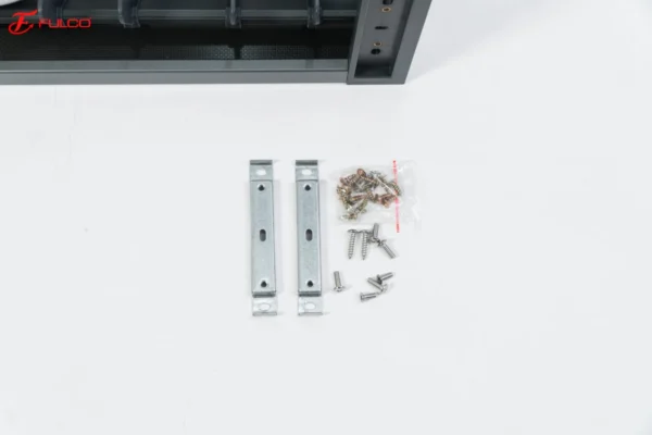 GIÁ BÁT ĐĨA INOX HỘP VÁCH KÍNH CƯỜNG LỰC Fulco FCA02-B – 600mm thu gọn