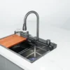 Chậu vòi rửa một hố mặt trước