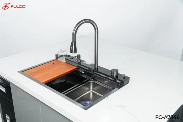 Chậu vòi rửa một hố mặt trước