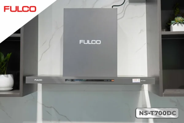 Hút mùi áp tường fulco nst700dc mặt trước
