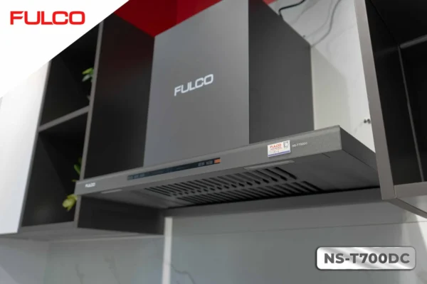 Hút mùi áp tường Fulco NST700DC mặt sau