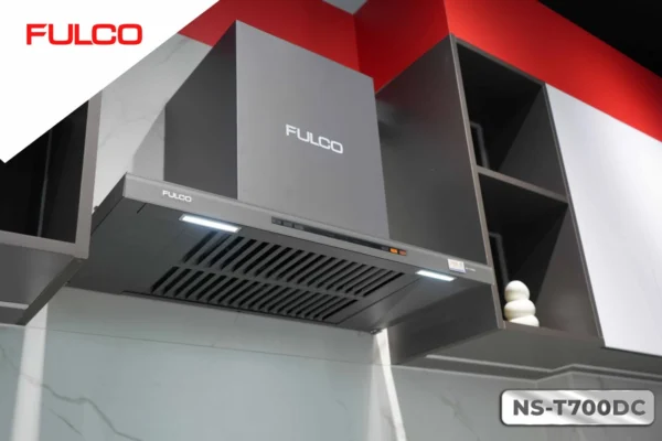 Hút mùi áp tường Fulco NST700DC phía dưới