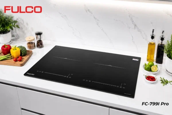 Bếp từ 2 vùng nấu mặt trước