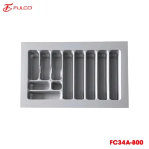 Khay chia thìa dĩa bằng nhựa mặt trước
