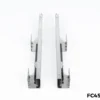 RAY ÂM GIẢM CHẤN INOX DÀNH CHO GIÁ XOONG NỒI, BÁT ĐĨA, TỦ DƯỚI Fulco FC 450 INOX thu gọn