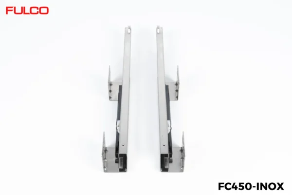 RAY ÂM GIẢM CHẤN INOX DÀNH CHO GIÁ XOONG NỒI, BÁT ĐĨA, TỦ DƯỚI Fulco FC 450 INOX thu gọn