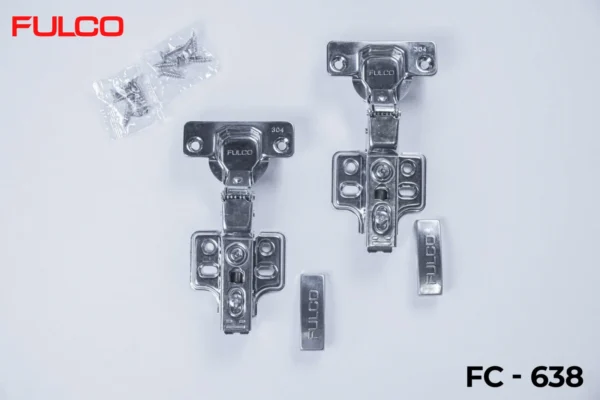 Bản lề giảm chấn fulco fc638 mặt trước