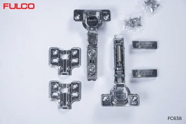 BẢN LỀ THÁO LẮP NHANH CHỐNG HAN GỈ GIẢM CHẤN CAO CẤP Fulco FC638 mặt sau