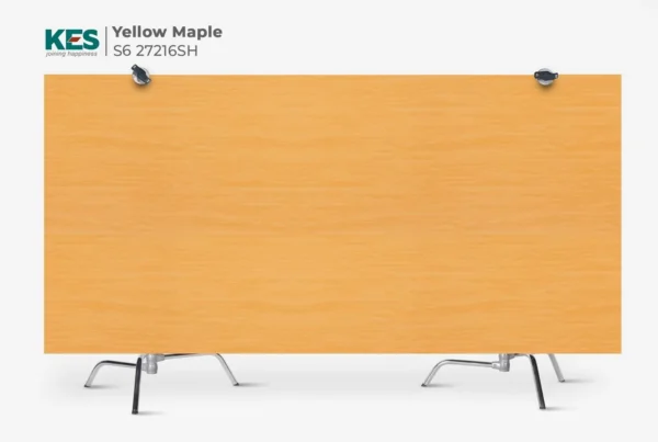 MDF phủ Melamine Yellow Maple KES S6 27216SH mặt sau