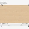 MDF phủ Melamine Ness Maple KES S6 27510NWG mặt sau