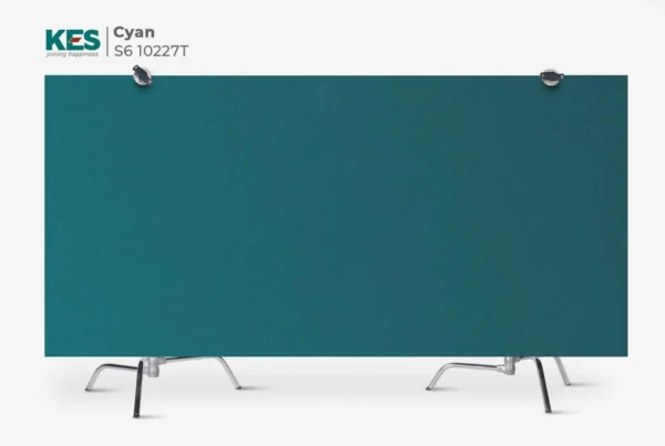 MDF phủ Melamine Cyan KES S6 10227T mặt sau