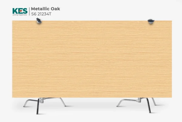 MDF phủ Melamine Metallic Oak KES S6 21234T mặt sau