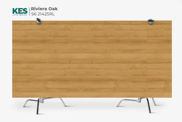 MDF phủ Melamine Riviera Oak KES S6 21425RL mặt sau