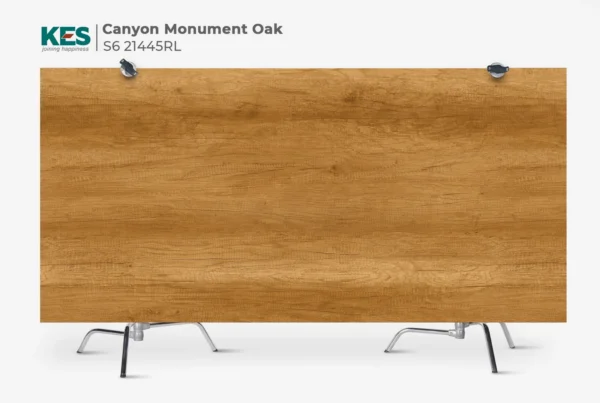MDF phủ Melamine Canyon Monument Oak KES S6 21445RL mặt sau