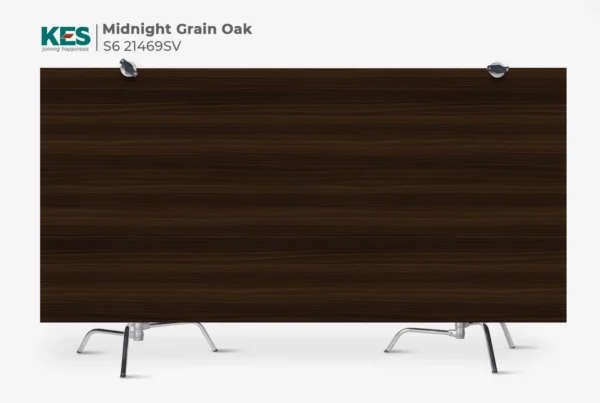 MDF phủ Melamine Midnight Grain Oak KES S6 21469SV mặt sau
